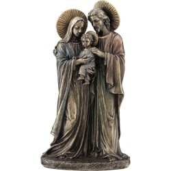 Αγία Οικογένεια:  Παναγία και Ιωσήφ με τον Ιησού (Αγαλμα Ηλεκτρόλυσης Μπρούτζου & Ρητίνης 22εκ)